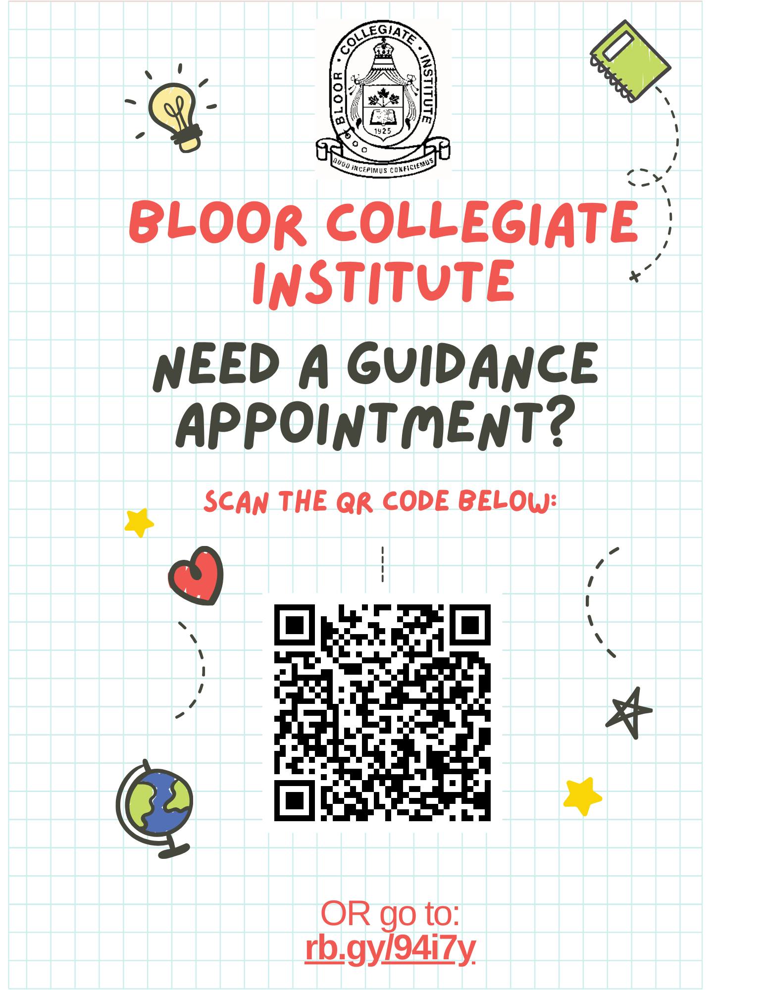 2023-2024 BLOOR CI - Guidance Booking Appointment Poster - Letter Size